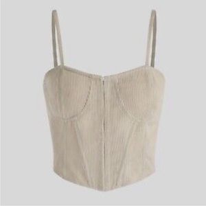 New with tags corset style top
